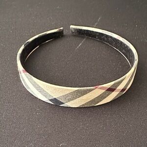 Women’s Vintage Burberry Headband circa 2006, EUC, novacheck plaid